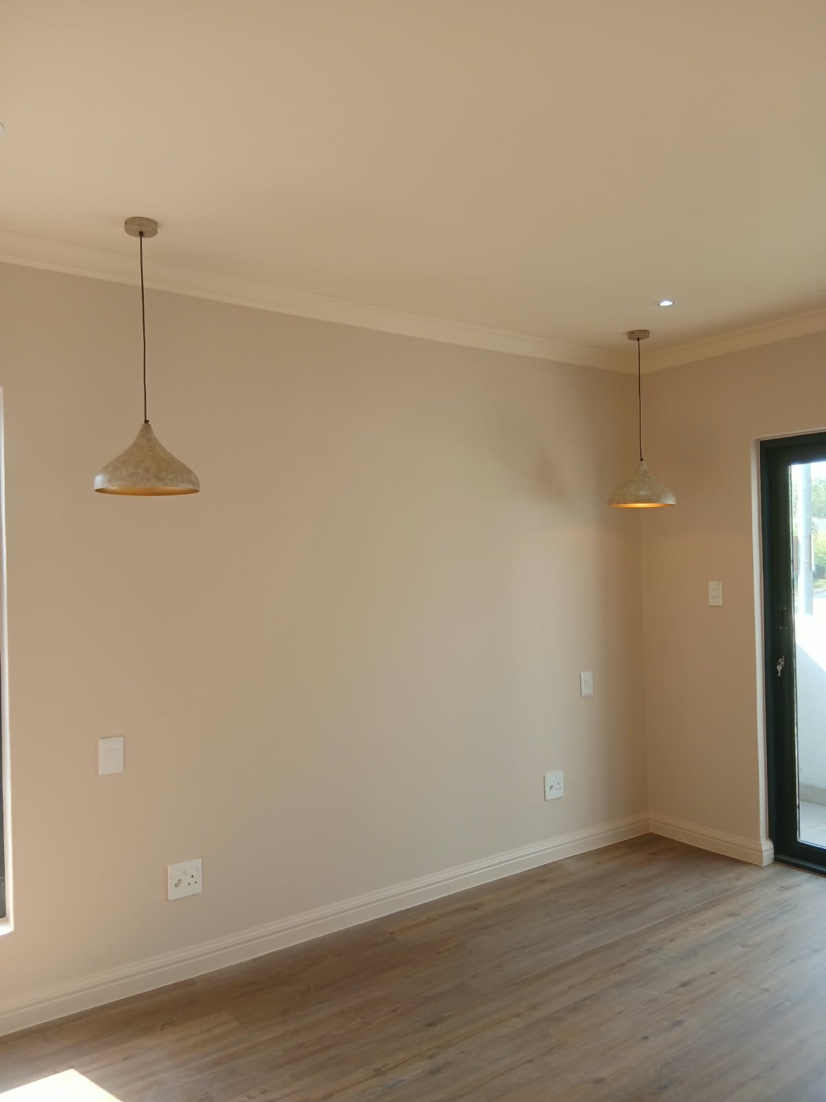 Architectural Pendant Lighting and Living Space Installation